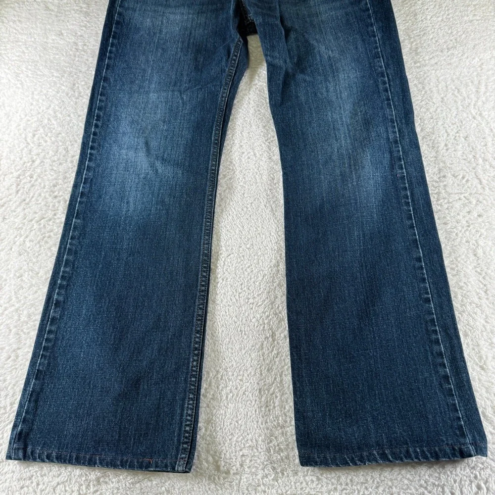 Levis 527 Jeans Mens 34x32 Blue Modern Bootcut‎ Denim Medium Wash Pants Western